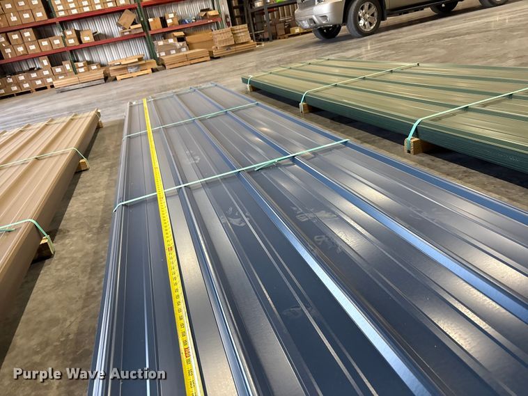 image for item FC2093 (100) sheets of metal siding/roofing