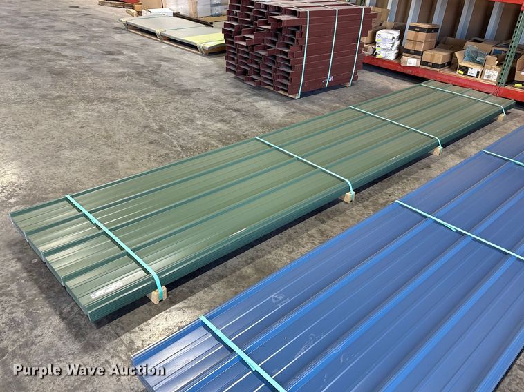 image for item FC2094 (100) sheets of metal siding/roofing