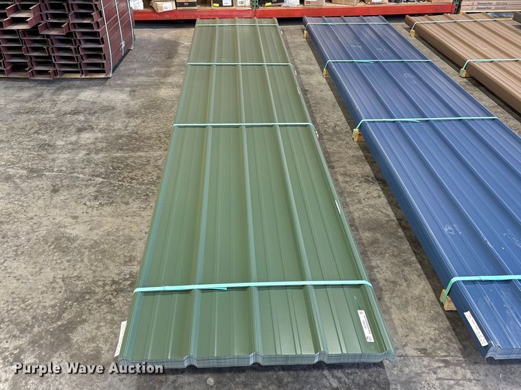 image for item FC2094 (100) sheets of metal siding/roofing