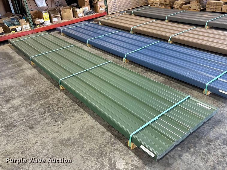 image for item FC2094 (100) sheets of metal siding/roofing