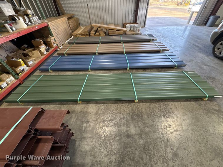 image for item FC2094 (100) sheets of metal siding/roofing
