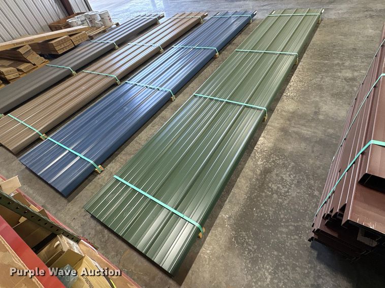 image for item FC2094 (100) sheets of metal siding/roofing