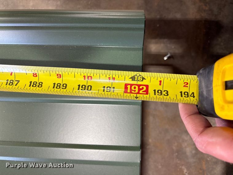 image for item FC2094 (100) sheets of metal siding/roofing