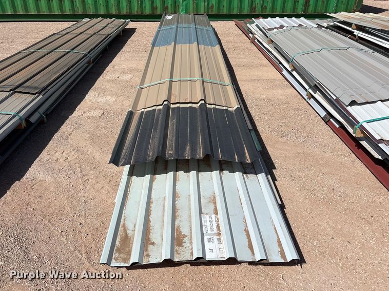 image for item FC2101 (2) bundles of metal siding/roofing material