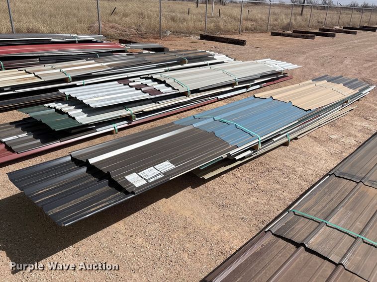 image for item FC2101 (2) bundles of metal siding/roofing material