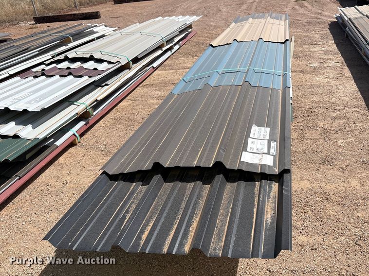image for item FC2101 (2) bundles of metal siding/roofing material