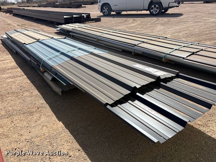 image for item FC2101 (2) bundles of metal siding/roofing material
