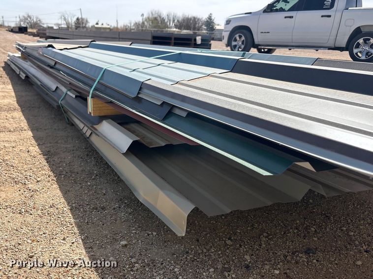 image for item FC2101 (2) bundles of metal siding/roofing material