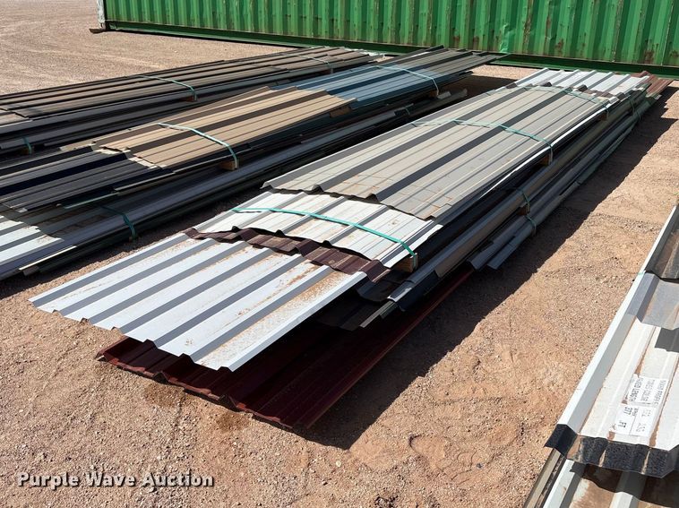 image for item FC2102 (3) bundles of metal siding/roofing