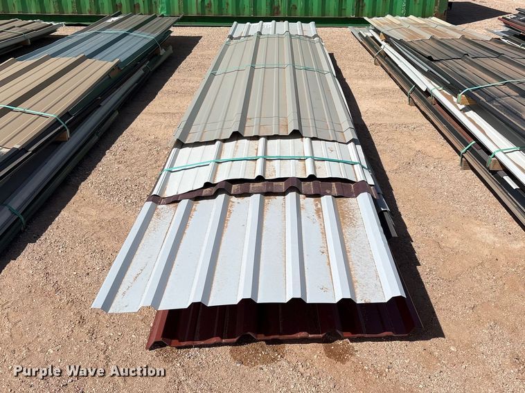 image for item FC2102 (3) bundles of metal siding/roofing