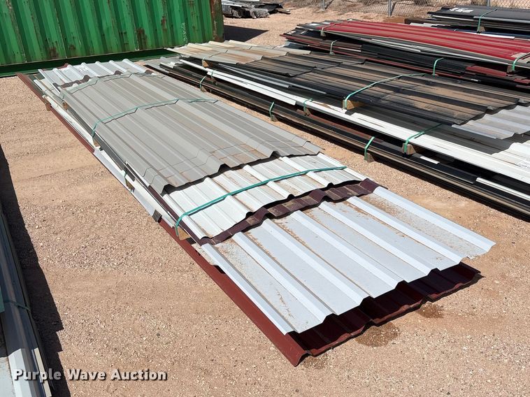 image for item FC2102 (3) bundles of metal siding/roofing