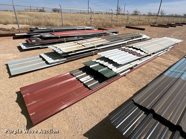 image for item FC2102 (3) bundles of metal siding/roofing