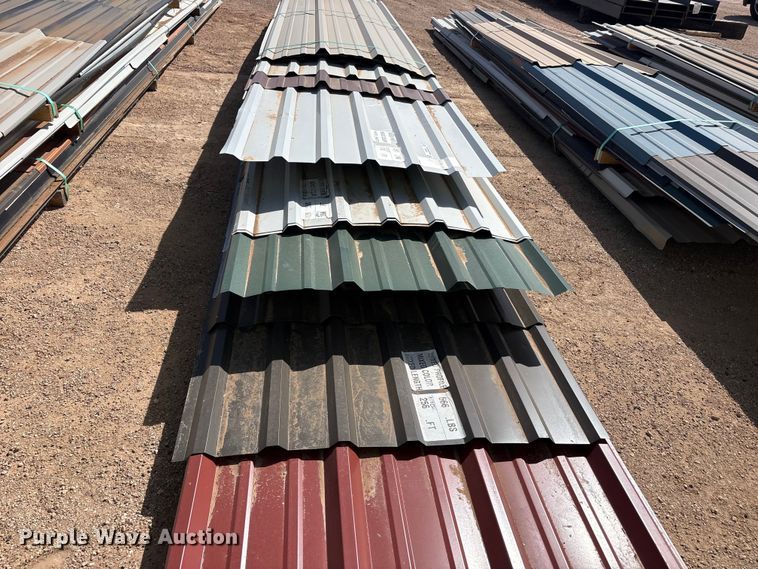 image for item FC2102 (3) bundles of metal siding/roofing