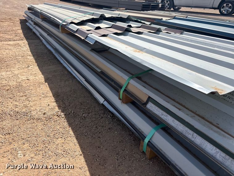 image for item FC2102 (3) bundles of metal siding/roofing