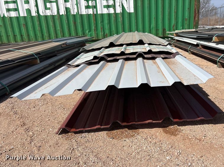 image for item FC2102 (3) bundles of metal siding/roofing