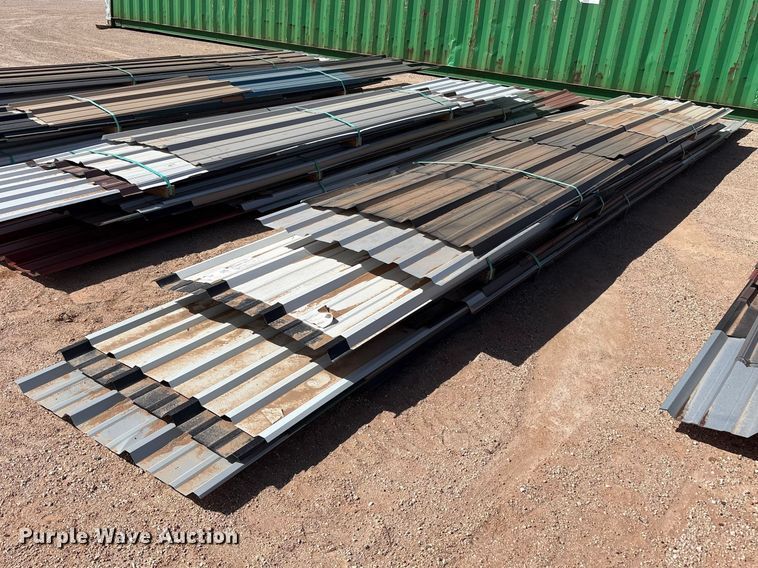 image for item FC2103 (3) bundles of metal siding/roofing