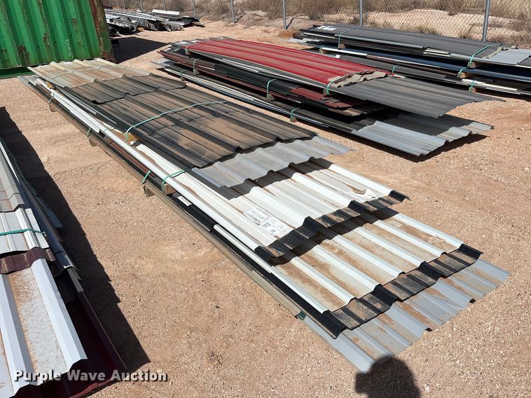 image for item FC2103 (3) bundles of metal siding/roofing