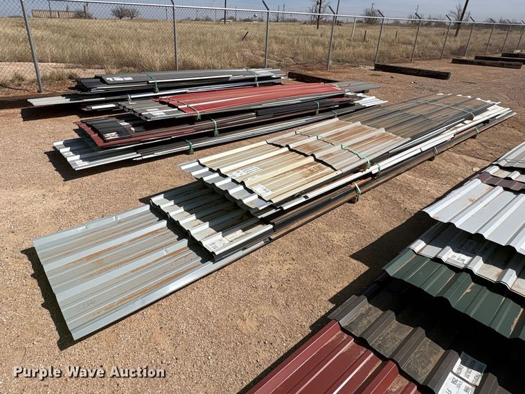 image for item FC2103 (3) bundles of metal siding/roofing