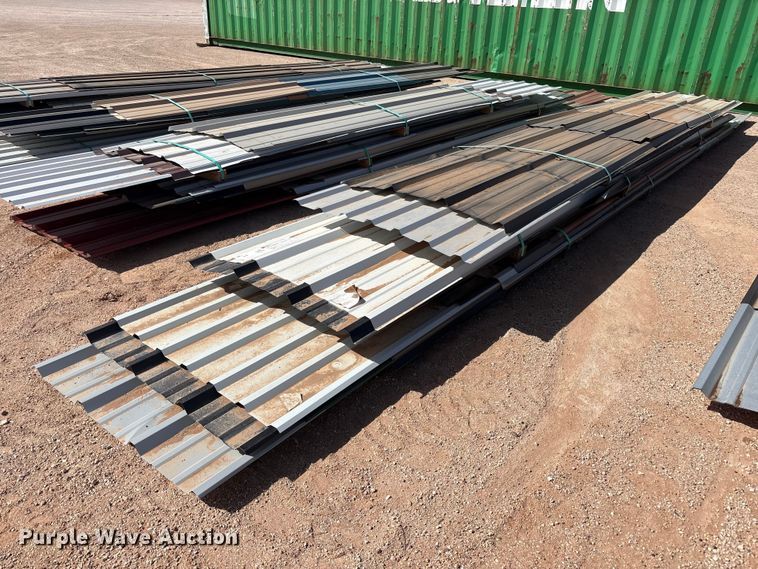 image for item FC2103 (3) bundles of metal siding/roofing