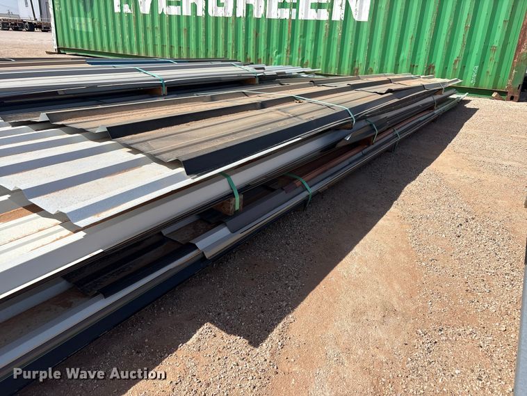 image for item FC2103 (3) bundles of metal siding/roofing