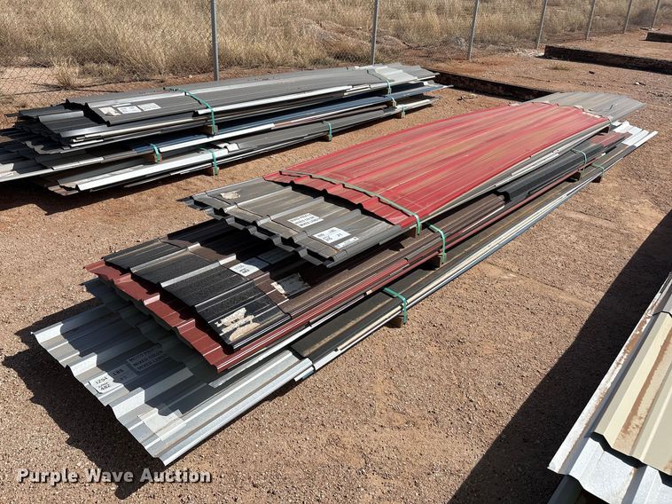 image for item FC2104 (3) bundles of metal siding/roofing