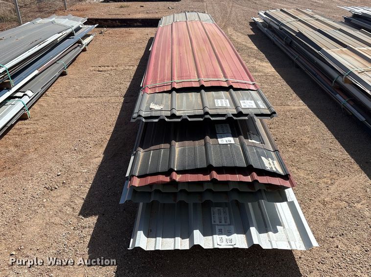 image for item FC2104 (3) bundles of metal siding/roofing