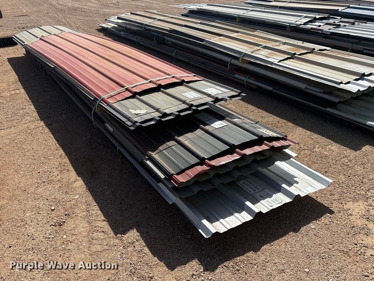image for item FC2104 (3) bundles of metal siding/roofing