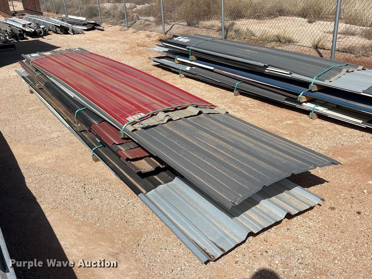 image for item FC2104 (3) bundles of metal siding/roofing
