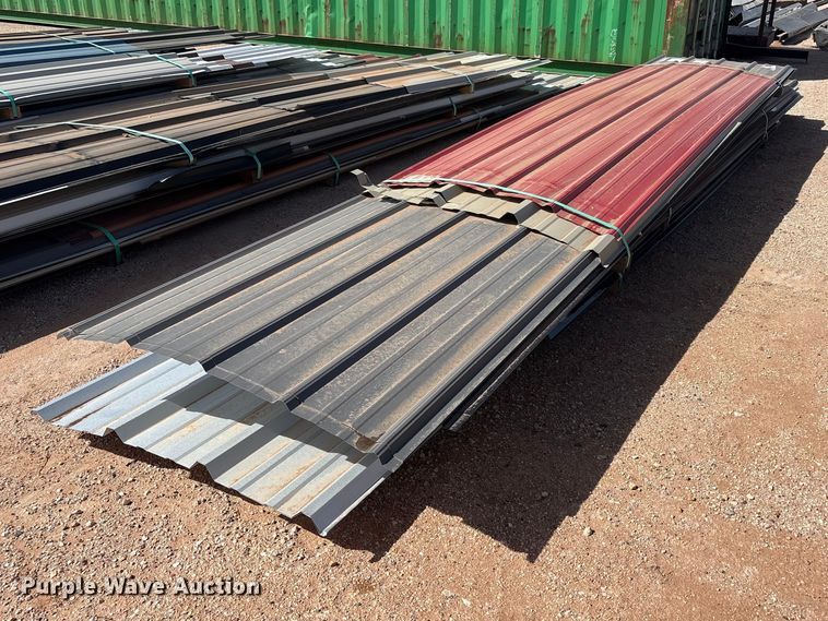 image for item FC2104 (3) bundles of metal siding/roofing