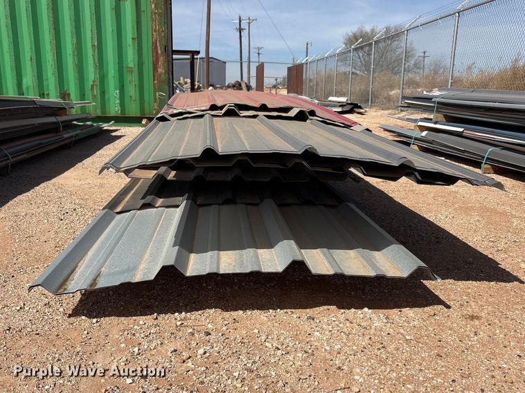 image for item FC2104 (3) bundles of metal siding/roofing