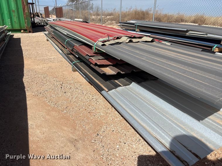 image for item FC2104 (3) bundles of metal siding/roofing