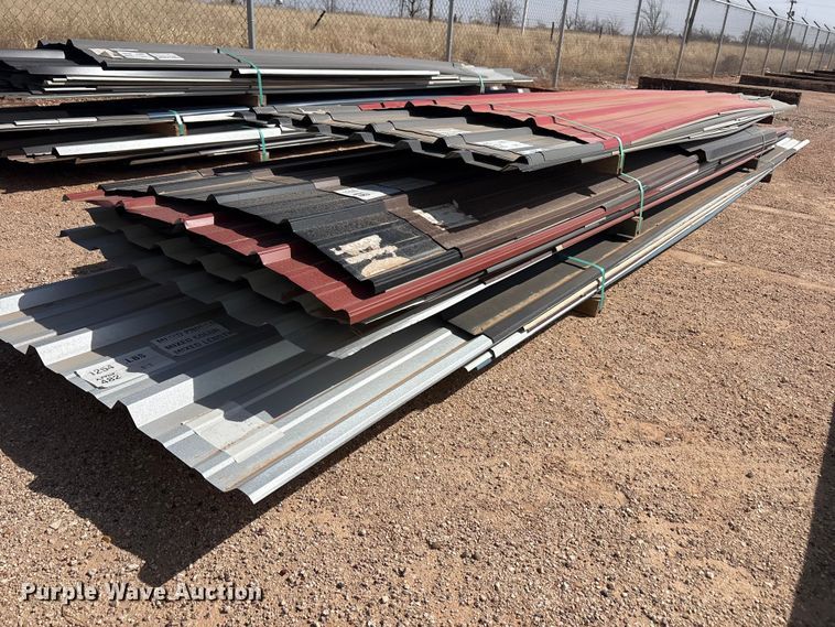 image for item FC2104 (3) bundles of metal siding/roofing