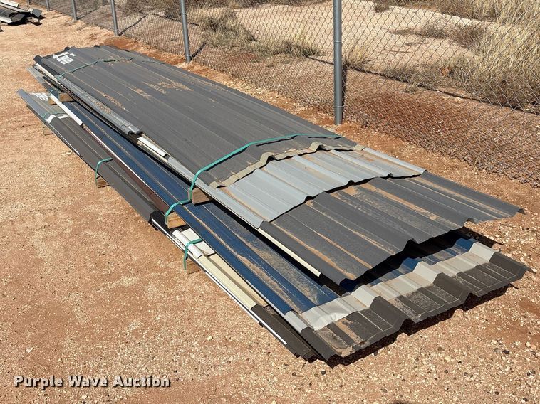 image for item FC2105 (3) bundles of metal siding/roofing