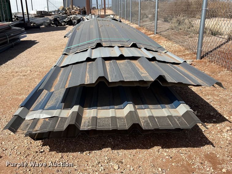 image for item FC2105 (3) bundles of metal siding/roofing