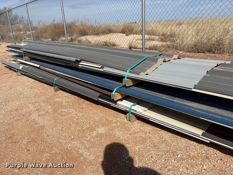 image for item FC2105 (3) bundles of metal siding/roofing