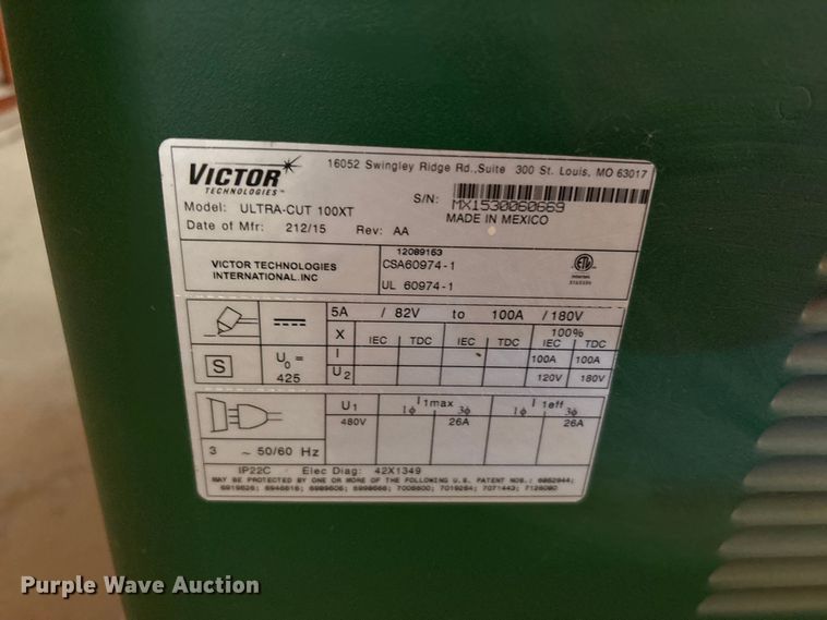 image for item FC2120 CG Systems Challenger plasma cutting system