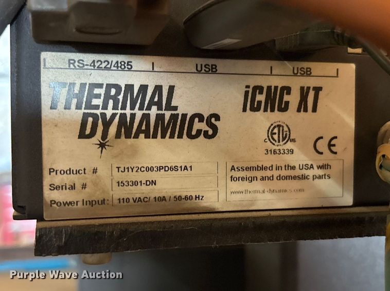 image for item FC2120 CG Systems Challenger plasma cutting system