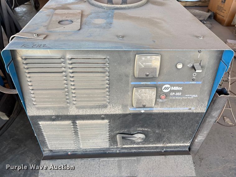image for item FC2122 Miller (2) Miller CP-302 CV-DC welders
