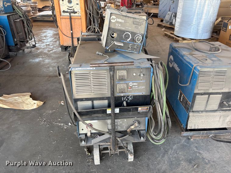 image for item FC2122 Miller (2) Miller CP-302 CV-DC welders