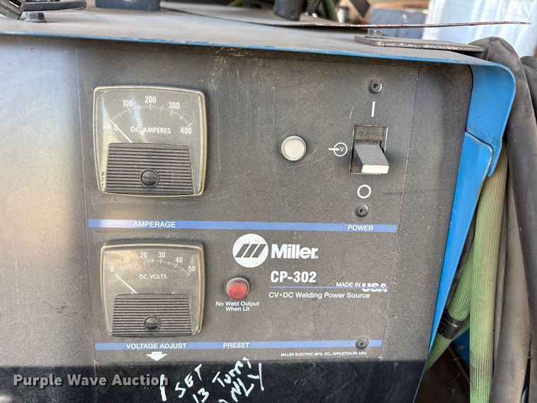 image for item FC2122 Miller (2) Miller CP-302 CV-DC welders