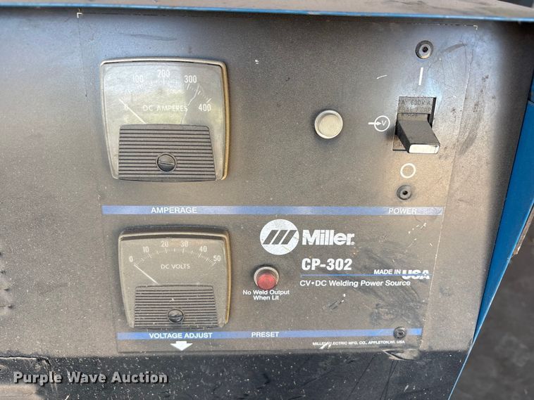 image for item FC2123 (2) Miller CP-302 CV-DC welders