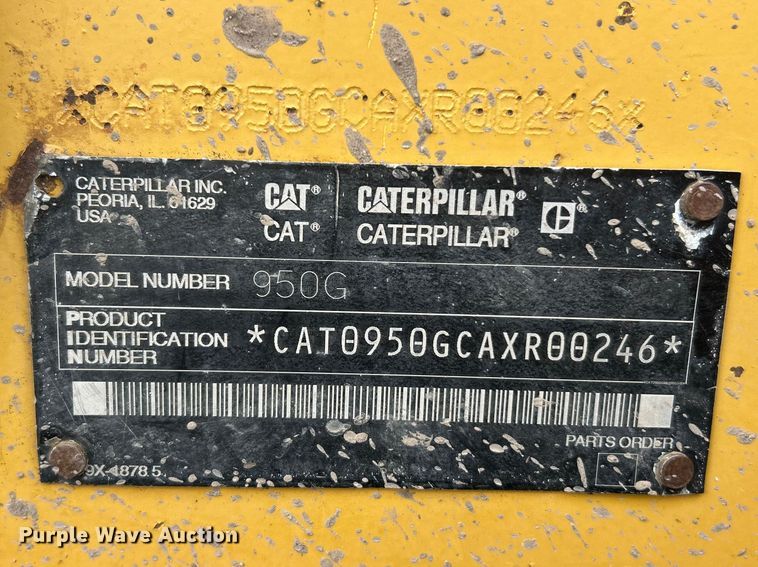 image for item FC5207 2003 Caterpillar 950G wheel loader