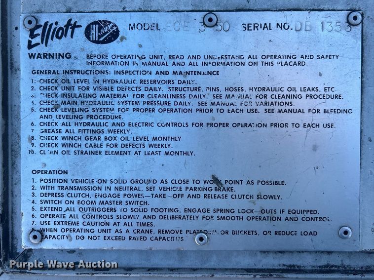 image for item FC5230 1992 Chevrolet C7 bucket truck