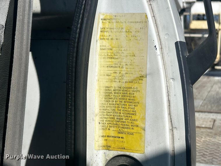 image for item FC5230 1992 Chevrolet C7 bucket truck