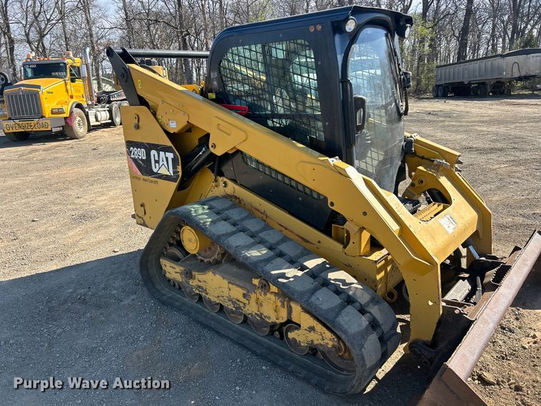 image for item FC5280 2018 Caterpillar 289D tracked skid steer loader