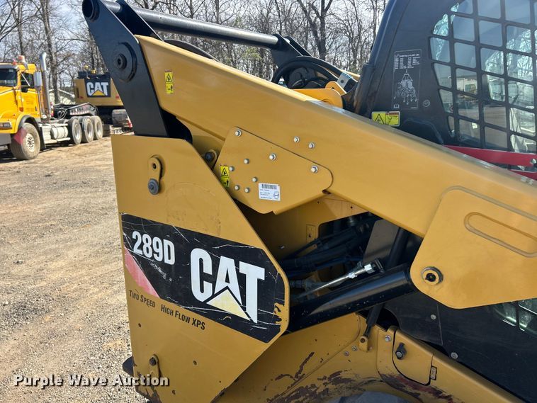 image for item FC5280 2018 Caterpillar 289D tracked skid steer loader