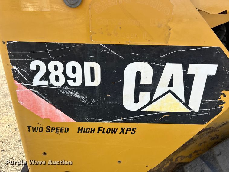 image for item FC5280 2018 Caterpillar 289D tracked skid steer loader