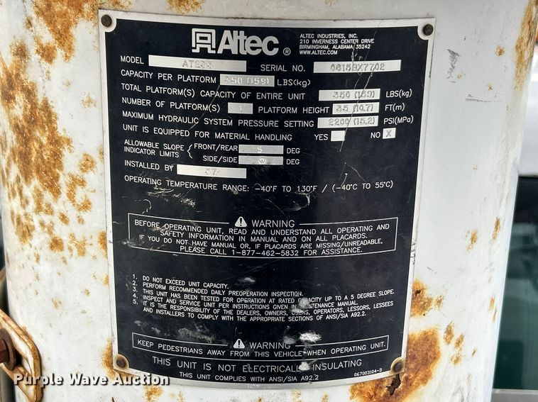 image for item FC5293 2015 Ford F450 XL Super Duty bucket truck