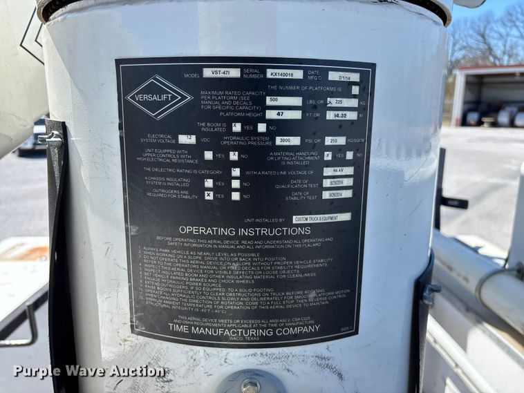 image for item FG0165 2014 RAM 5500 bucket truck