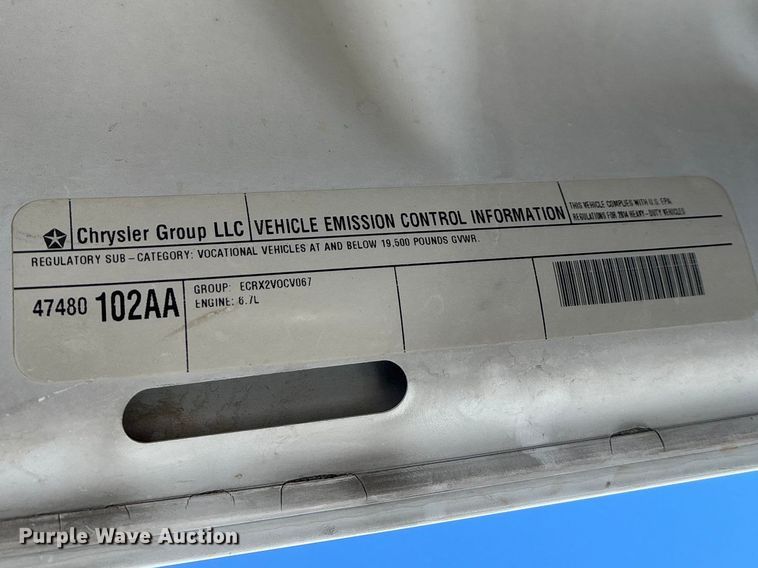 image for item FG0165 2014 RAM 5500 bucket truck